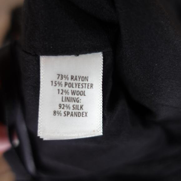 St John Dress Womens 6 Black Caviar Beaded Embellished Knit Cocktail NWT $1695 - Picture 8 of 12